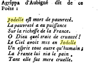 Jodelle et la pauvreté
